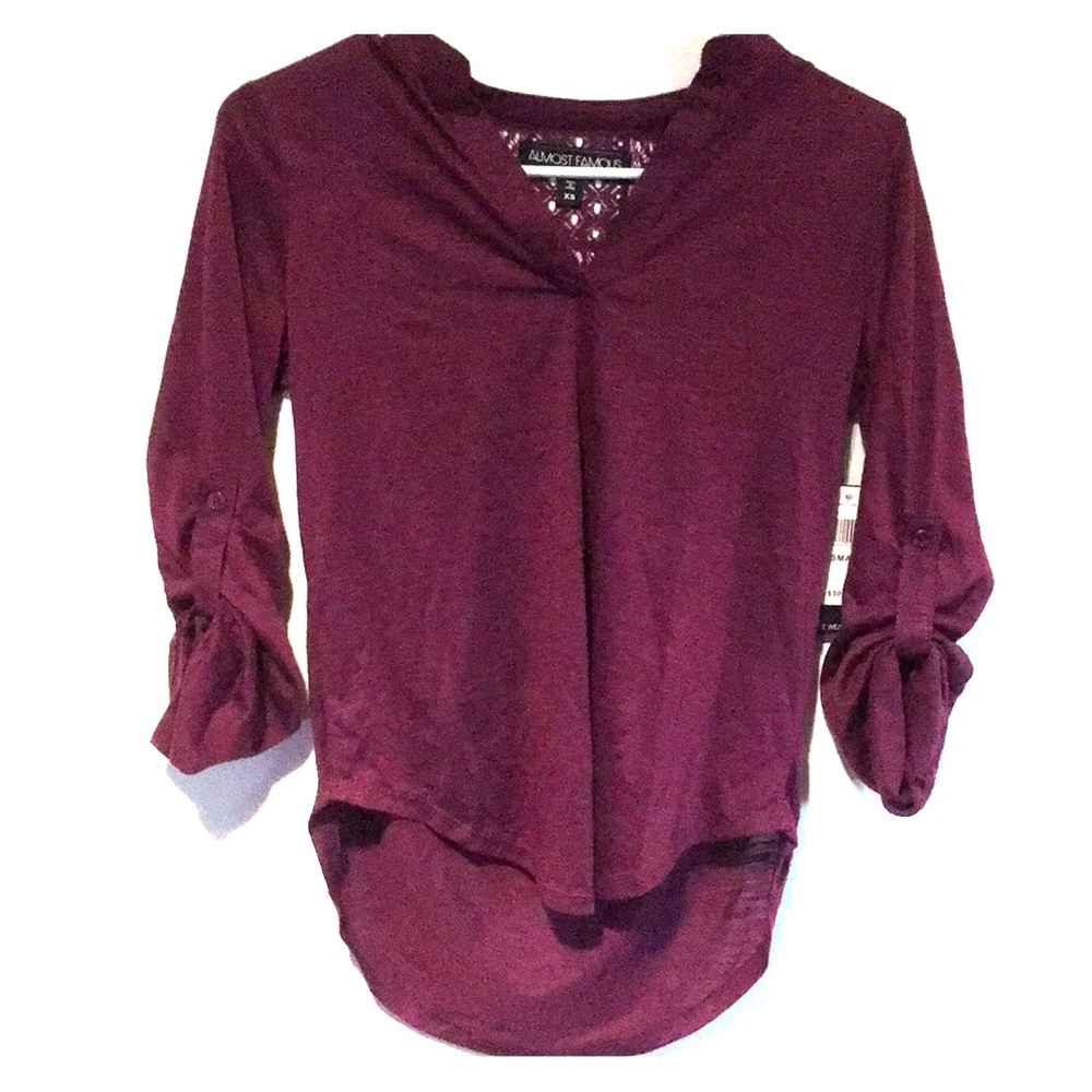 Plum Almost Famous Blouse